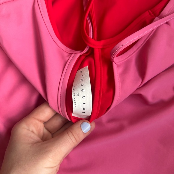 Missguided Pink and Red Tank Top - Picture 7 of 7